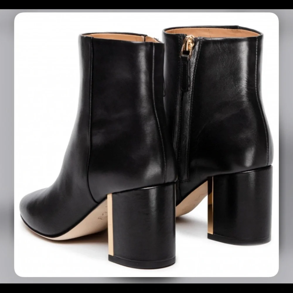 Tory Burch Woman’s Gigi Black Leather Boots - Picture 6 of 15